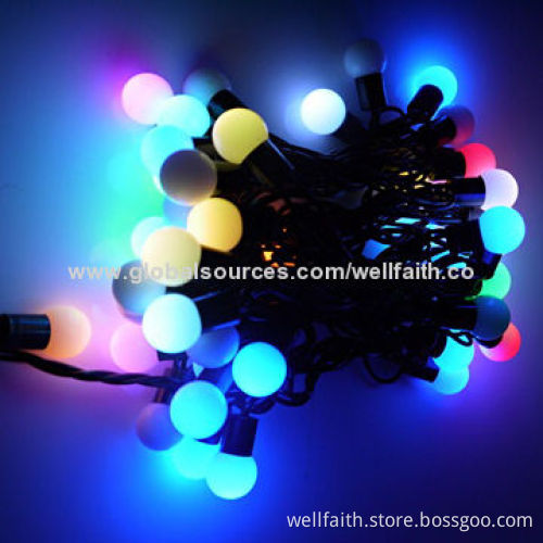LED Global Ball String Light for Holidays Decoration with CE and RoHS Marks